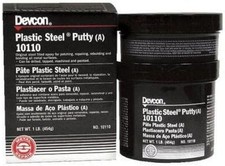 Devcon Epoxy Putty, 1 Pound - Dark Grey, Metal-Filled, Putty Form, 1 Count, Wate