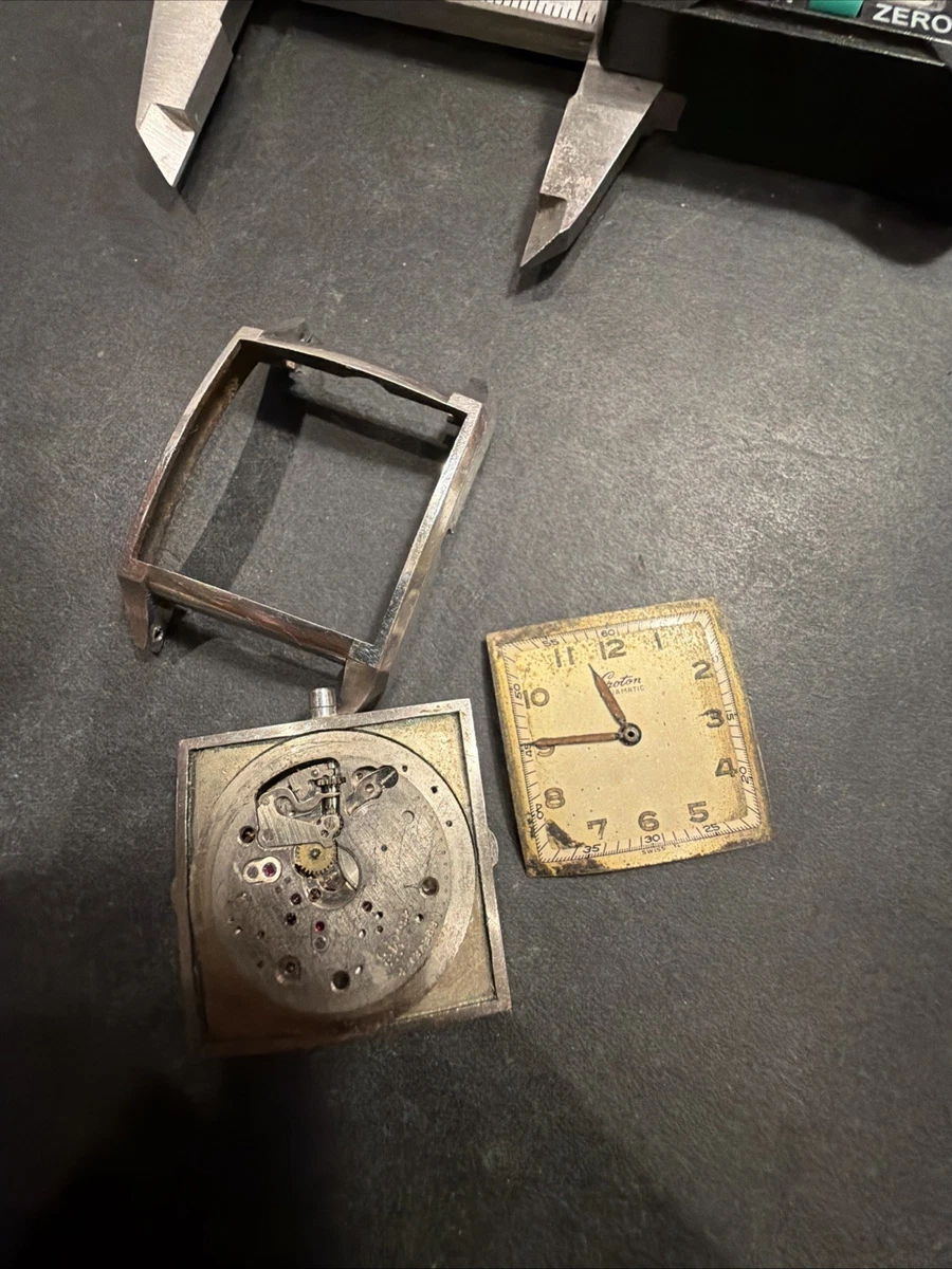 Croton Mechanical (Manual) Rectangle Wristwatches for sale | eBay