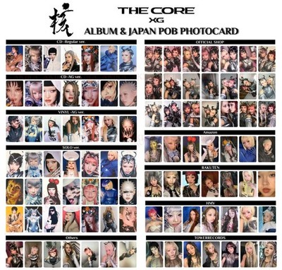 PSL XG 1st FULL ALBUM THE CORE - 核 ALBUM & JAPAN POB PHOTO CARD