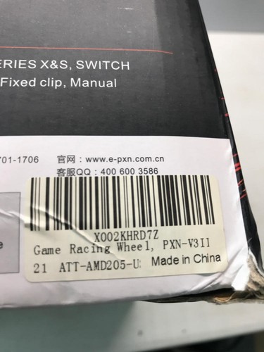 Gioco PC Racing Wheel PXN-V3II 180°Competizione Ruota Guida USB Sim con Pedali - Foto 3 di 5