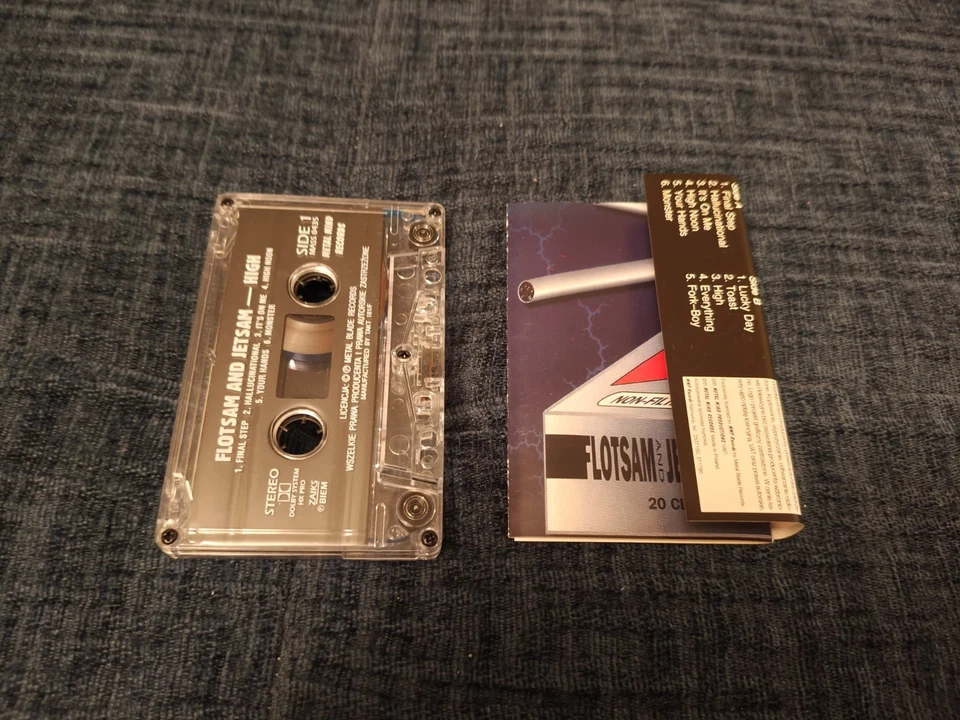 Flotsam and Jetsam High MC Cassette Exodus Testament Megadeth Metallica Overkill - Image 3 of 4