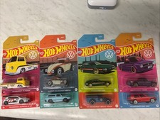 Hot Wheels 2022 Walmart Exclusive Volkswagen Complete Set of 8 Cars GRT01-956D