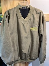 Ashworth Brown Windbreaker Size Medium Vintage Byers & Co News Talk Made In USA
