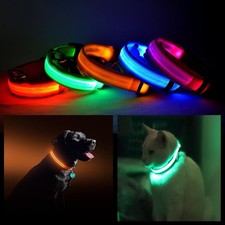 Color: ORANGE,Size: SMALL - LED PET Safety Halo Style Collar