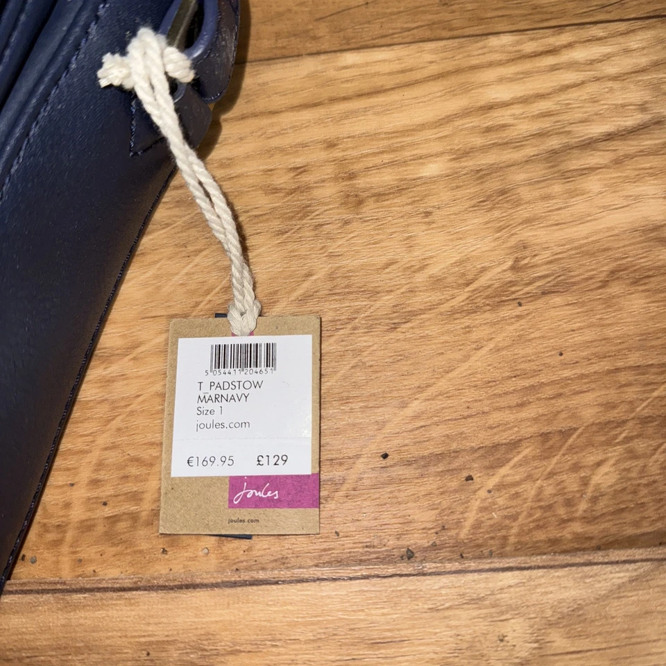 Joules Navy Leather Padstow Crossbody Bag Lot A20 Rrp £169 - image 3 of 4