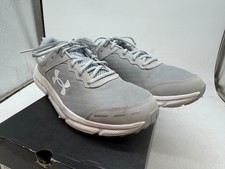 Under Armour Charged Assert 10 Athletic Sneakers Men's Gray Running Shoes - 13