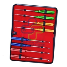 Bone Cervical Curettes Spine Orthopedics Spine Instruments 8 Pieces
