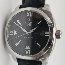 Knopf Apex Watch Men's Automatic 40mm Smoke Black