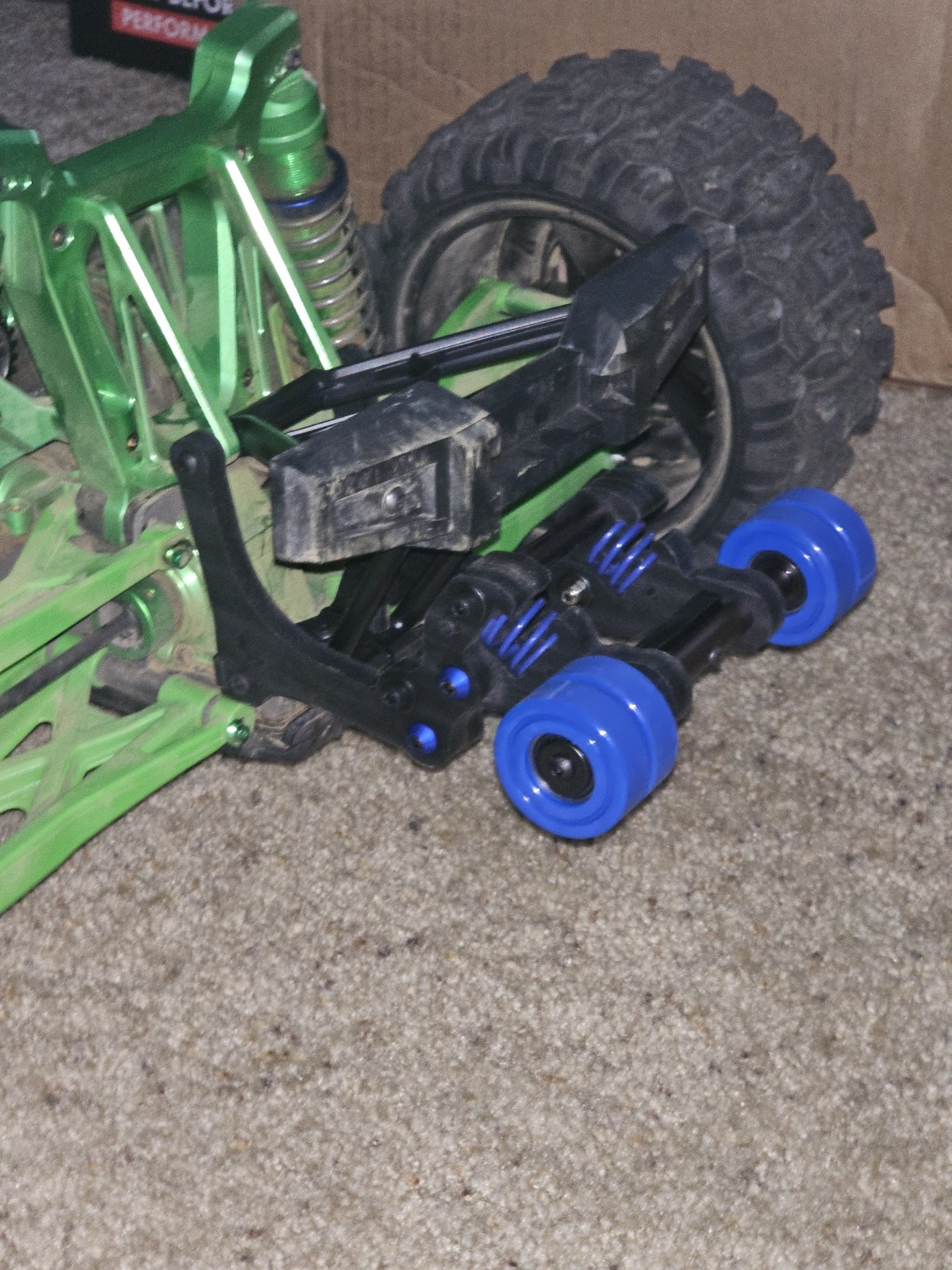 Kit Wheelie Bar Integy Pour Traxxas X-Maxx 4X4 - Modèle C30087BLUE - Pour Monster Truck électrique