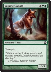 Vulpine Goliath 183/249 Common Theros Magic: The Gathering