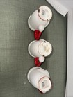Set Of 3 Dept 56 Footed Winking Santa Mugs. One Has Small Chip On The Bottom. — photo 2