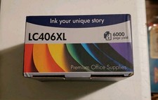 2 Pk LC406XL Ink Cartridges for Brother Printer for LC 406 XL Ink cartridges