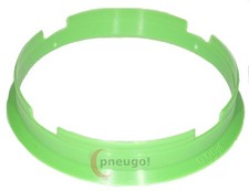 Zentrierring für Alufelgen  Kunststoff 66.6mm auf 65.1mm hellgrün