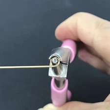 1pc 5-Inch Professional Round Concave Jewelry Pliers: Mini Precision Tool - NEW