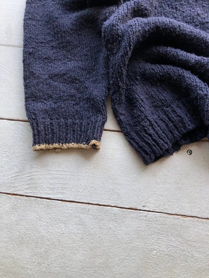 Suéter Timberland Algodão Vintage Mini Logotipo Azul Tamanho M Masculino, Casual Exterior  - Imagem 4 de 4