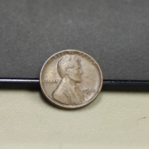 1924 D US Lincoln Cent 1c  Semi Key Date VG
