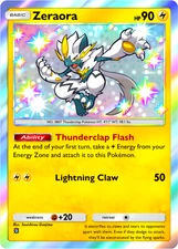 Pokemon Pocket TCG Trading Card Game 1 Star Shiny Zeraora Mega Rising DIGITAL