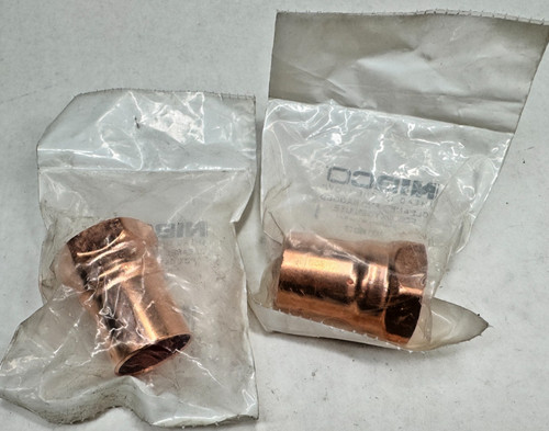 (2-PACK) NIBCO 603-CB Copper Female Adapter 1" (C x F) Cup Sweat x NPT Fitting