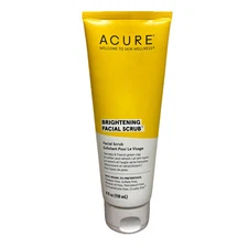 Acure Organics Brilliantly Brightening Facial Scrub 4 fl oz 118 ml Cruelty-Free,