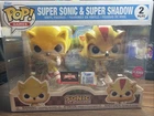Funko Pop! Super Sonic & Super Shadow 2 Pack Flocked – Target Con with Protector
