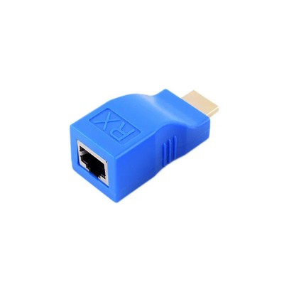 4K HDMI Extender Adapter Paar bis 30 m Ethernet LAN über CAT6 CAT5E