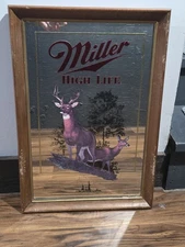 Vtg Miller High Life White Tailed Deer Wisconsin 1ST Printing Wildlife Series 