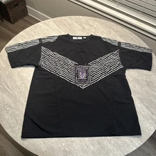 Vintage AM PM Pacific Atlantic Henley Shirt XL Pacific Atlantic Black