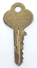 Vintage Key Cole National EA27 Appx 2-1/8" Replacement Lock Steampunk