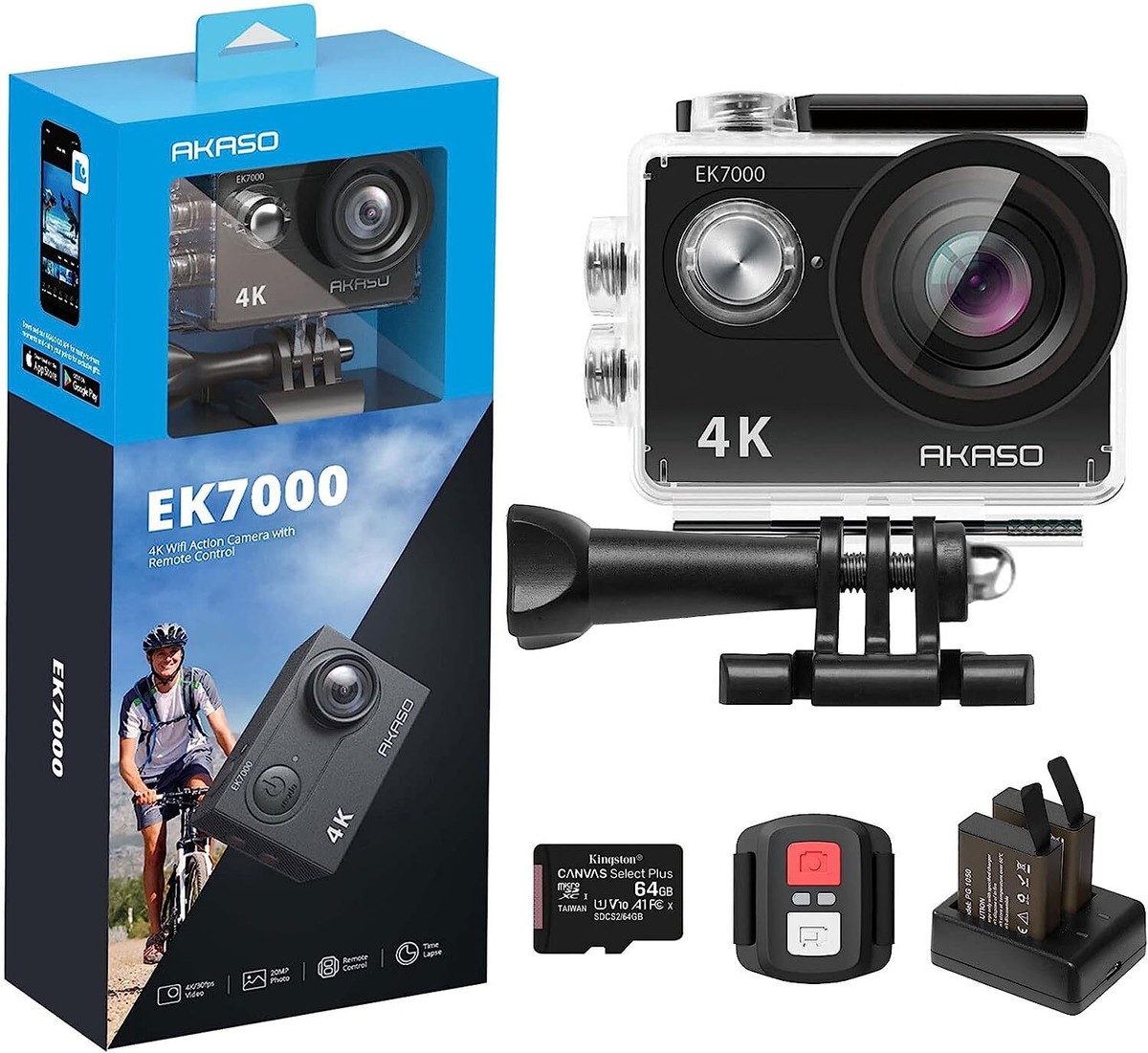 4k 60fps Akaso V50 Pro Elite Akaso V50 Elite Action Camera 4K60FPS