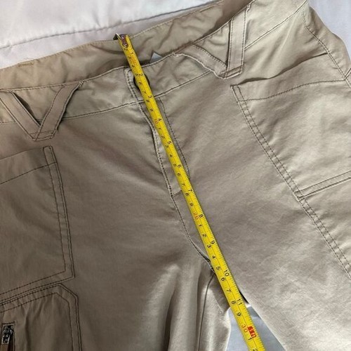 Pantalones de tiro medio Athleta Cargo 10 tostado caqui Mocha latte senderismo - Imagen 11 de 11