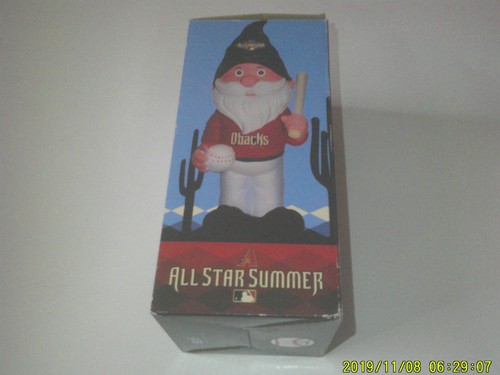 2011 All Star Game Garden Gnome Bobblehead Arizona Diamondbacks Bobble Head - Imagen 5 de 7