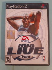 EA Sports NBA Live 2001 (Sony PlayStation 2, 2001) Complete Set, Manual & Disc