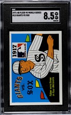1971 Fleer World Series #15 1917 Giants vs. White Sox SGC 8.5 NM/MT+ Urban Faber