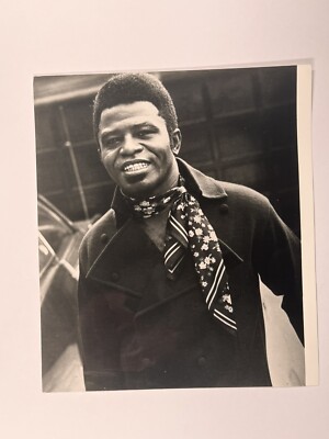 James Brown Photograph Original Black And White Press Promotion Circa 1980s