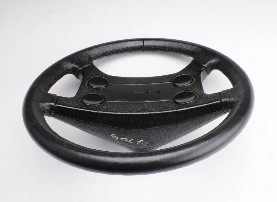 Lederlenkrad Lenkrad VW GOLF JETTA MK1 MK2 NEU LEDERBEZUG Neu Beziehen - Bild 3 von 4