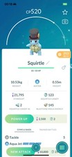 Shiny Squirtle with Yamask costume hat Halloween - T r a d e - Pok mon - Go