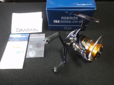 Daiwa REVROS LT 3000 S-CH-DH W Handle Spinning Reel Fishing With Box From  Japan 