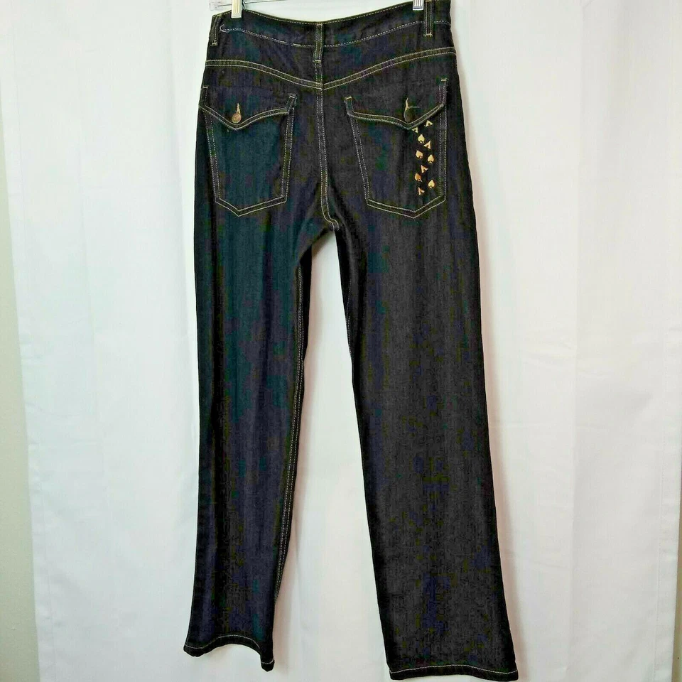 Pantalones de mezclilla Andy Mac by Airwalk para niños 18 30" x 29 1/2" Spellout MacDonald como están Foto 2 de 4