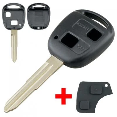 Carcasa de llave de coche con control remoto inteligente carcasa de llave de coche apta para Toyota Yaris