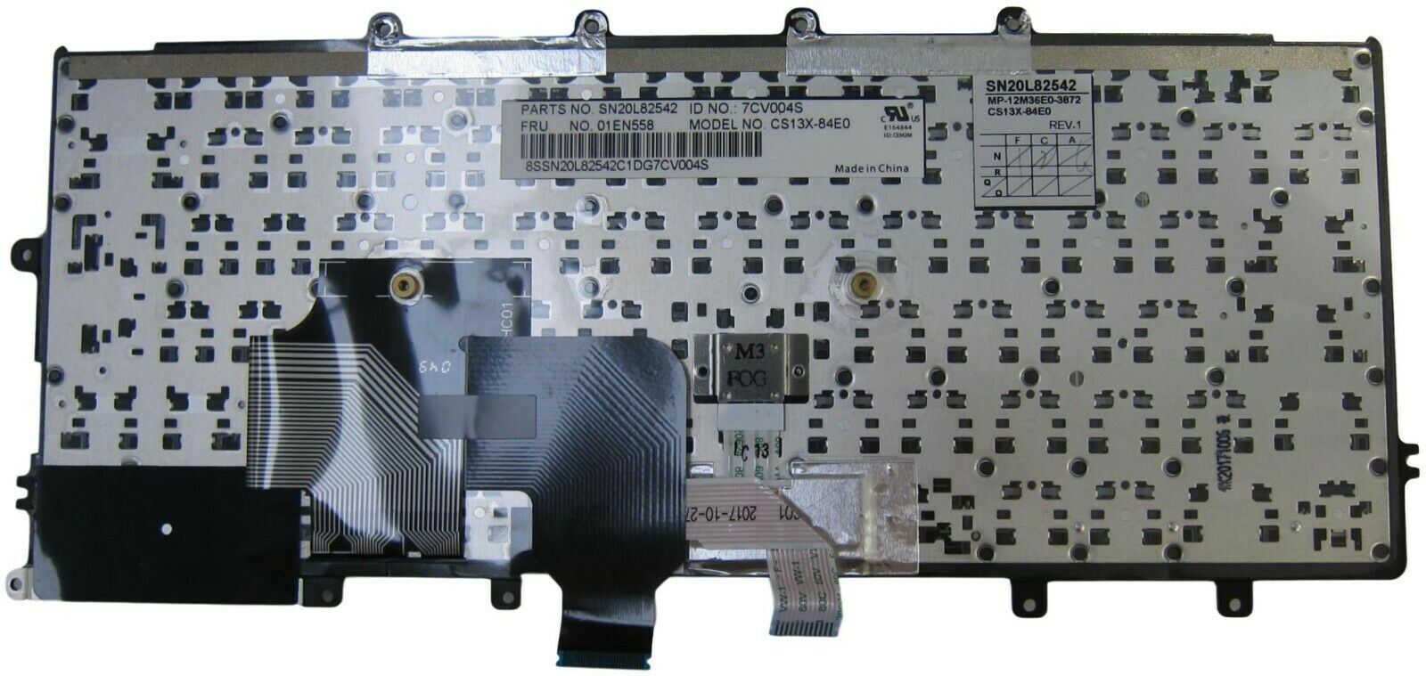 Autocollants De Clavier Espagnol Noir - Keystick - Compatible Universel - Neuf