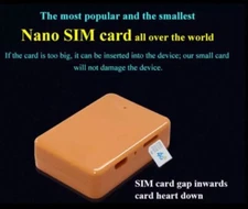 GSM  BOX Nano SIM  Card  In Ear wireless earpiece 108B Micspy  Invisible Earbud