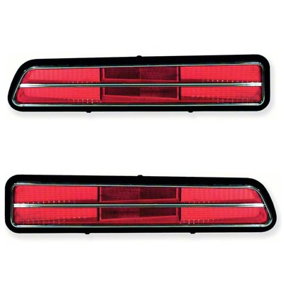 OER Reproduction Tail Lamp Lens Set For 1969 Chevrolet Camaro RS Models