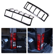 Black Steel Rear Tail Light Guard Cover For Hummer H3 2006-2010 Us