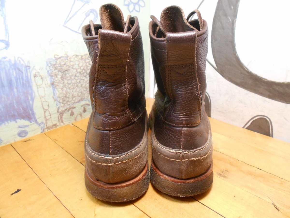 Cole Haan & Todd Snyder Brown Leather Gum Sole Ankle Boots Men