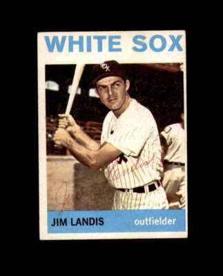 Jim Landis Signed 1964 Topps Chicago White Sox Autograph