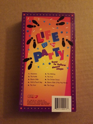 Life of The Party Easy to Follow Dance Steps VHS Video Tape - Picture 2 of 3