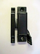 Sliding Window Black Zinc Sweep Latch Sash Lock 2-1/4" Centers 3/8" SetBack Lip