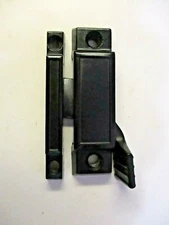 Sliding Window Black Zinc Sweep Latch Sash Lock 2-1/4" Centers 3/8" SetBack &Lip