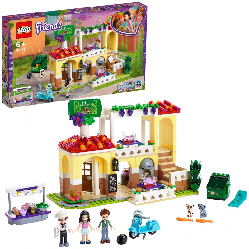 Lego Friends - Il Ristorante di Heartlake City - Set Pizzeria con 3 Mini-Doll, S