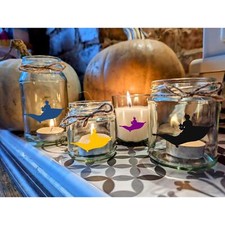 Aladdin and Carpet Candle Small Medium Large Wax Fill Wedding Favours Favor Fair